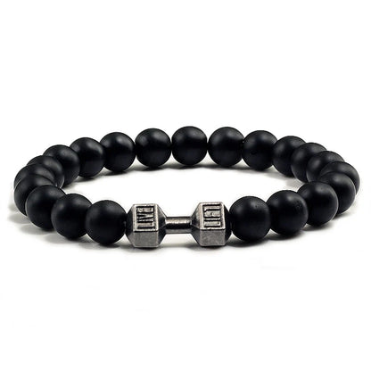 Natural Volcanic Stone Bracelet Men